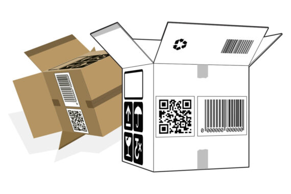 Packaging with barcodes